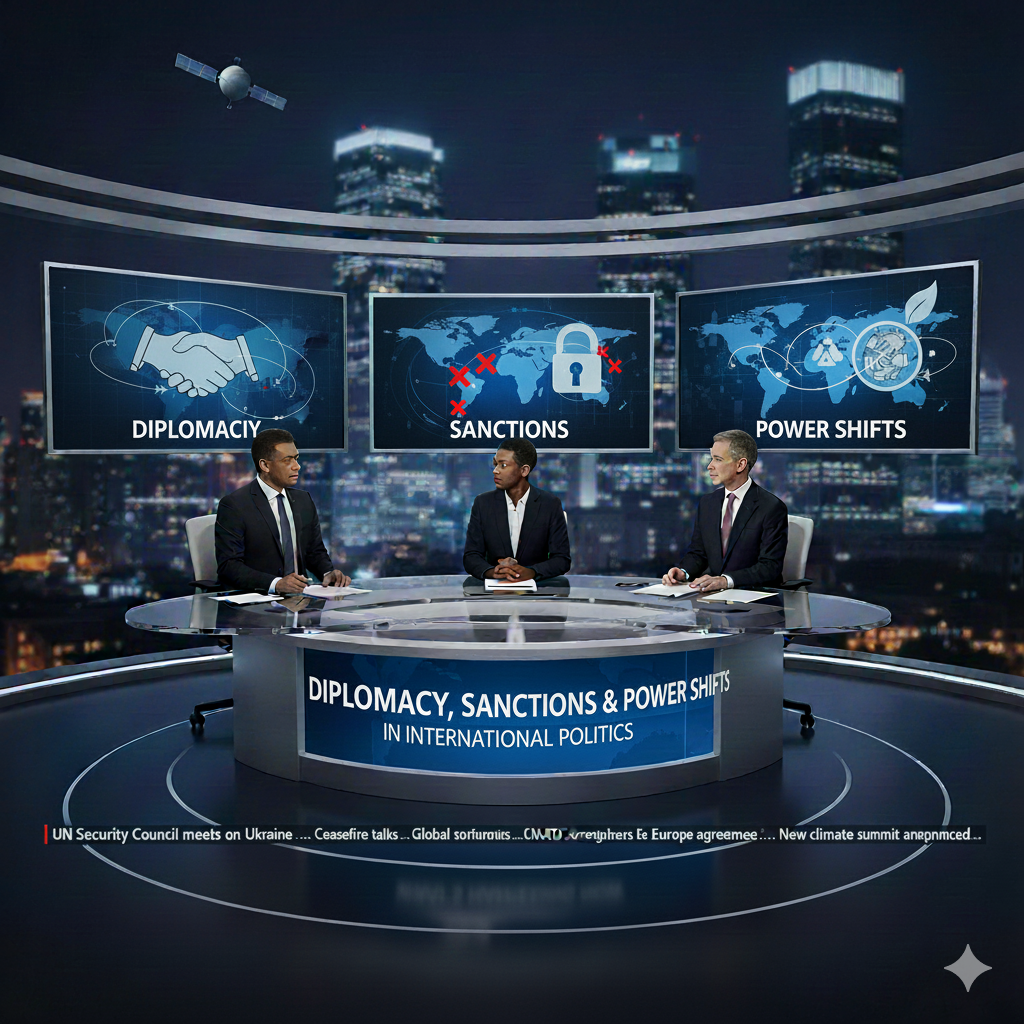 Diplomacy, Sanctions, and Power Shifts in International Politics